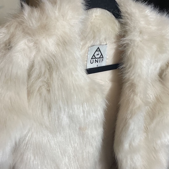 UNIF Faux Fur Jacket with Spikes - Picture 2 of 2